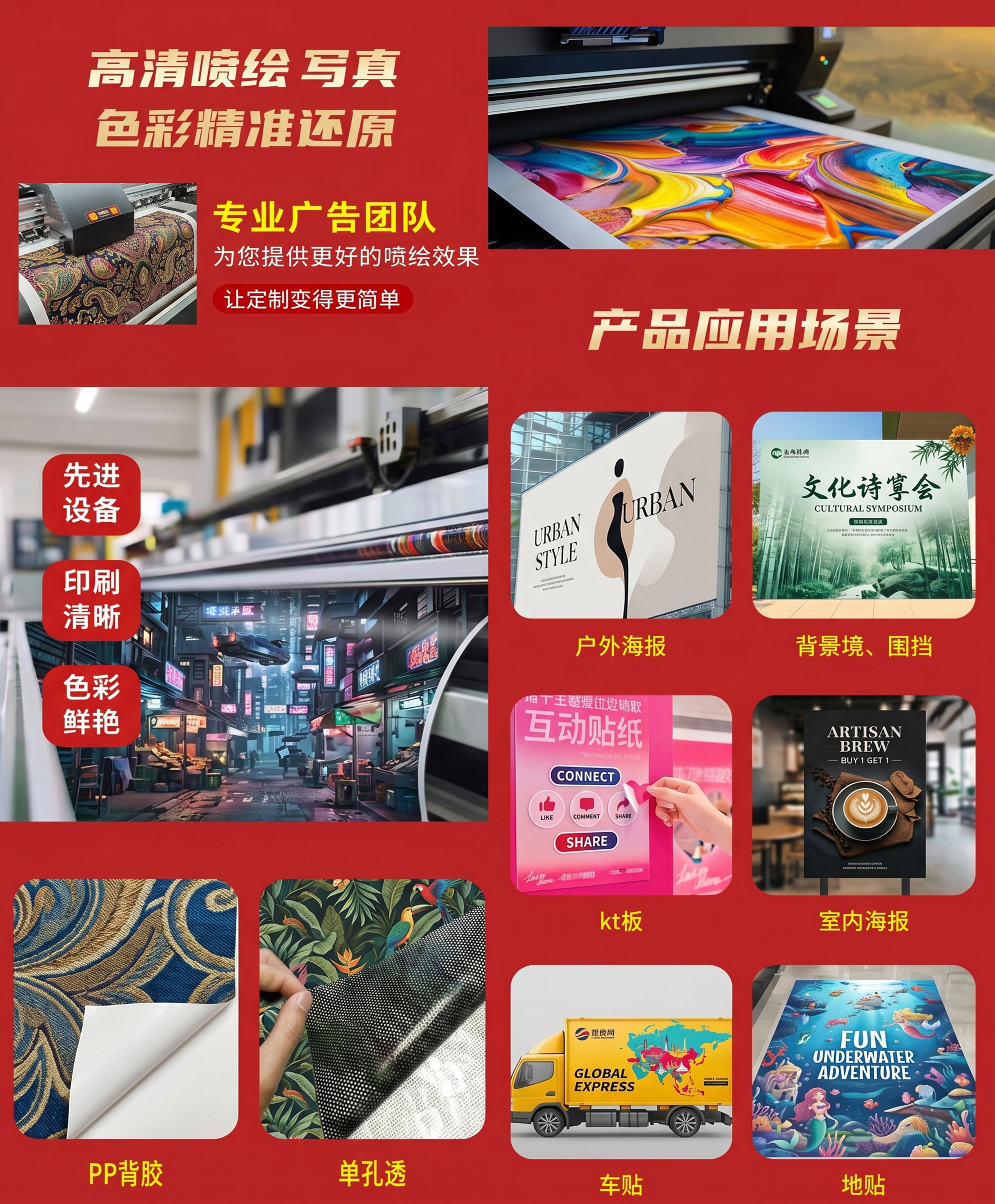 喷绘 写真